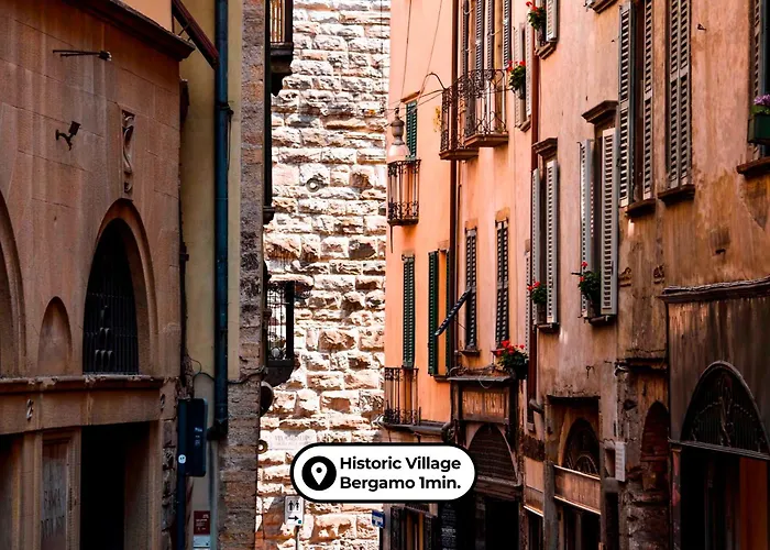 2' Citta Alta - Loft Moderno In Borgo Storico アパート ベルガモ